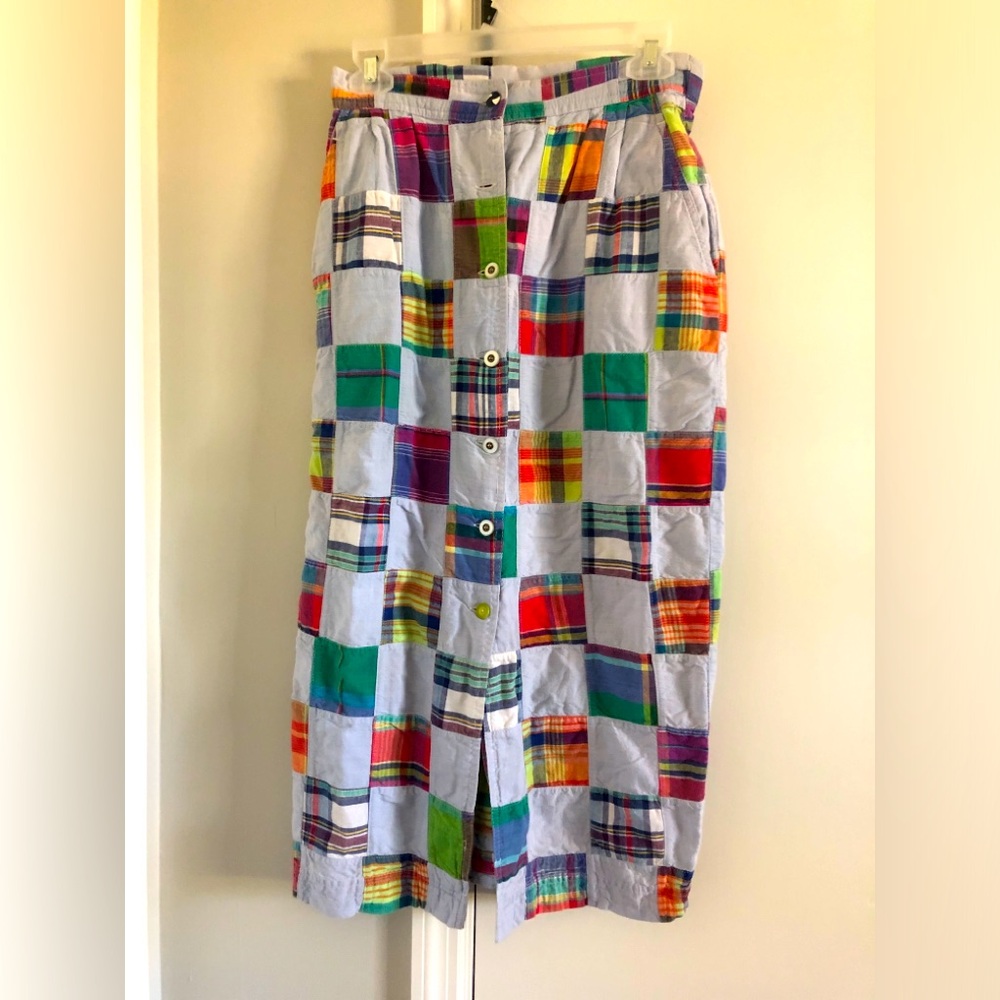 Vintage Liz Claiborne patchwork skirt